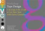 ICTVC WORKSHOP: TYPEFACE DESIGN @ LYY 5&6 JUL